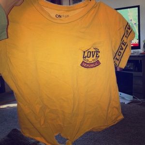 Love republic crop top